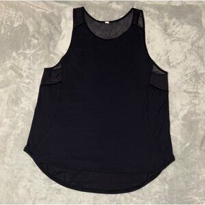 NWOT New Lululemon Sculpt Tank Top II Mesh Black Running Size 12 Athletic